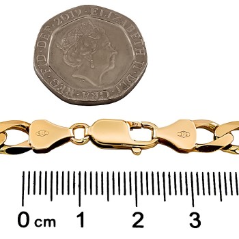 9ct Gold 30.9g 21 inch Curb Chain